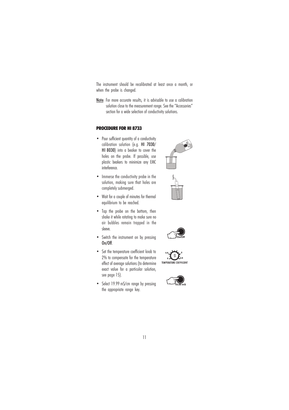 Hanna Instruments HI 8633 User Manual | Page 11 / 20