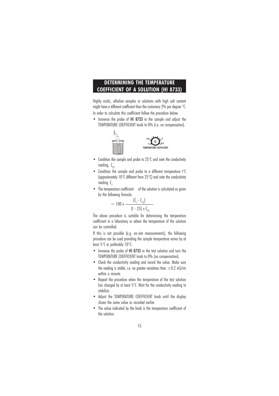 Hanna Instruments HI 8633 User Manual | Page 15 / 20