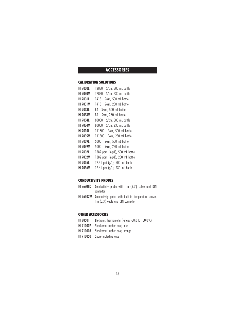 Hanna Instruments HI 8633 User Manual | Page 18 / 20