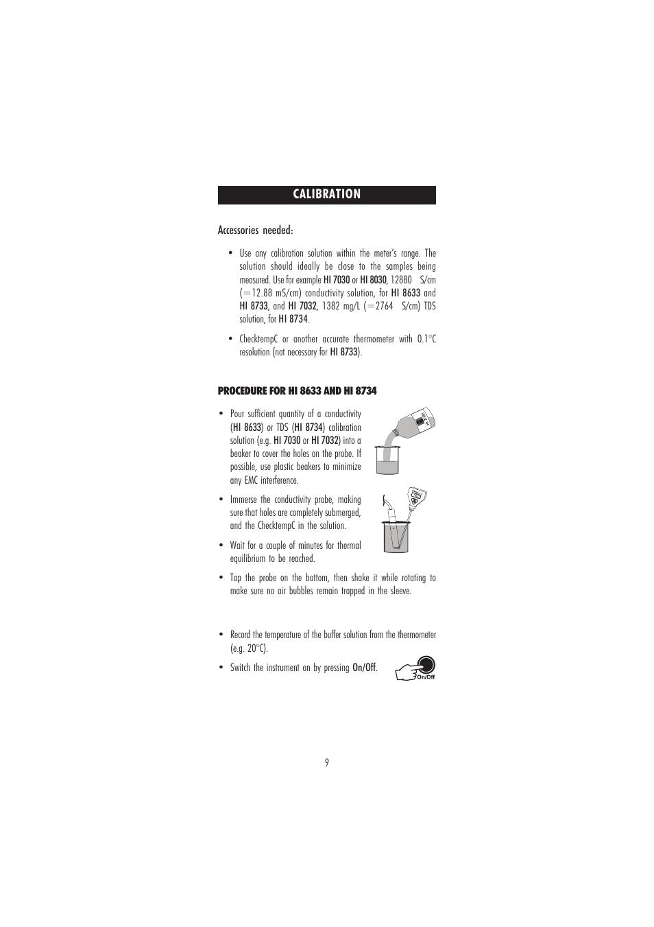 Hanna Instruments HI 8633 User Manual | Page 9 / 20