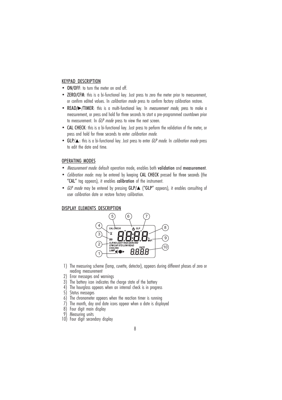 Hanna Instruments HI 96728 User Manual | Page 8 / 24