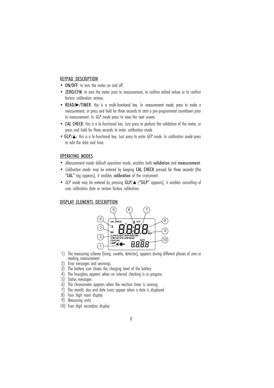 Hanna Instruments HI 96726 User Manual | Page 8 / 24