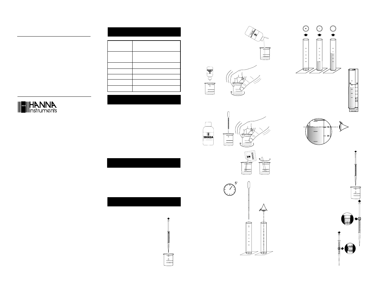 Hanna Instruments HI 38082 User Manual | 2 pages