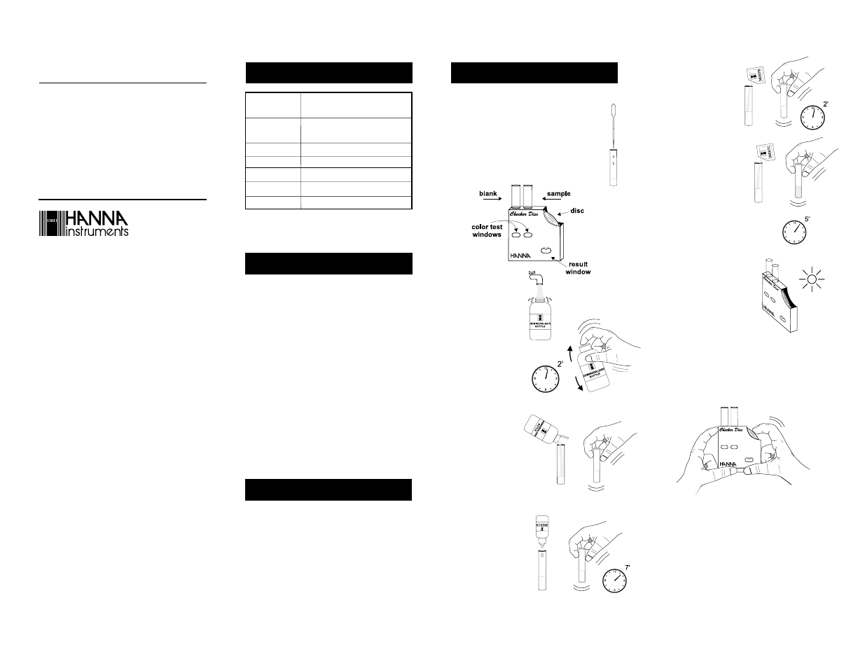 Hanna Instruments HI 38067 User Manual | 2 pages