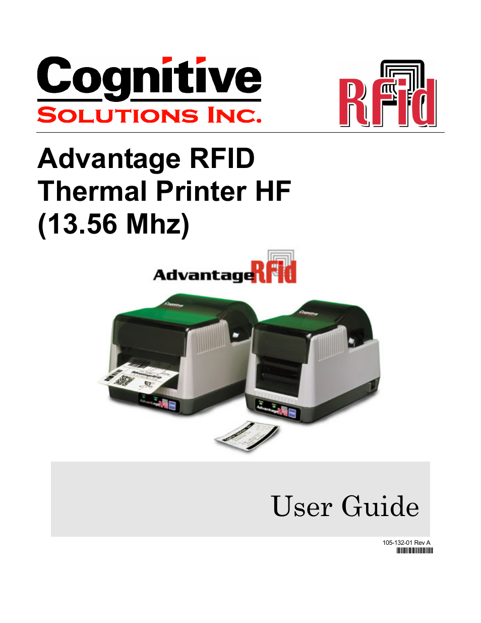 Cognitive Solutions Advantage RFID Thermal Printer User Manual | 80 pages