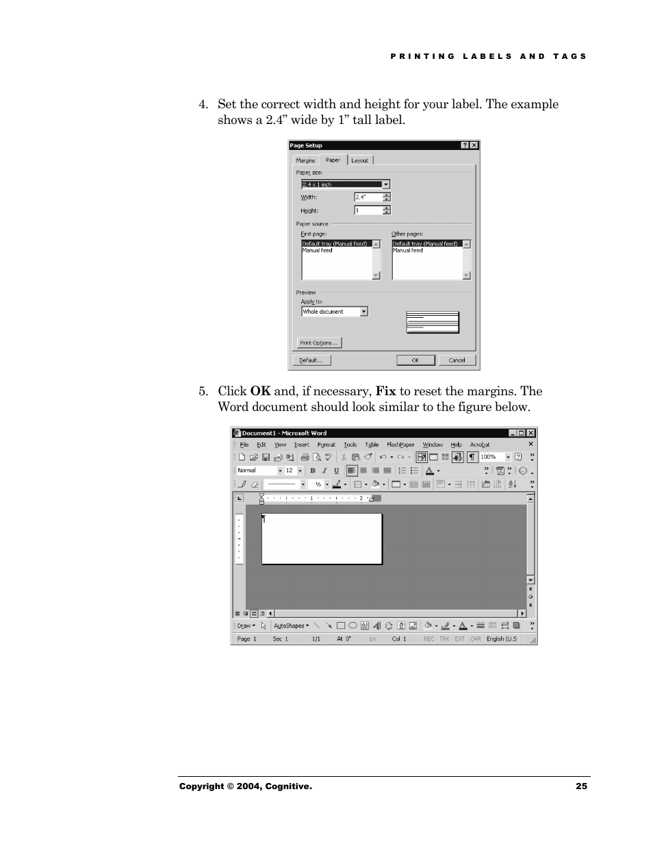 Cognitive Solutions Advantage RFID Thermal Printer User Manual | Page 30 / 80