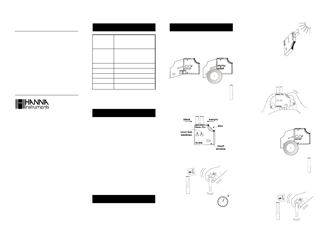 Hanna Instruments HI 38061 User Manual | 2 pages