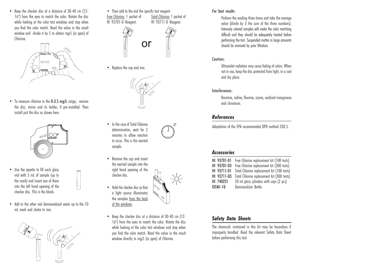 Hanna Instruments HI 38017 User Manual | Page 2 / 2