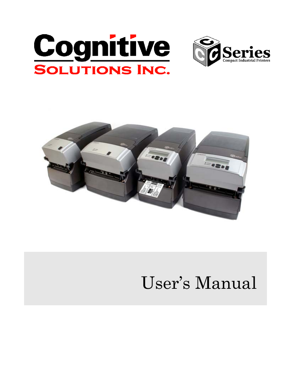 Cognitive Solutions C SERIES User Manual | 134 pages