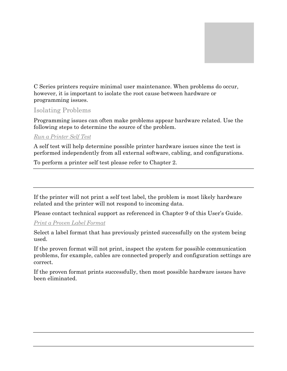 Chapter, Chapter 8: troubleshooting | Cognitive Solutions C SERIES User Manual | Page 92 / 134