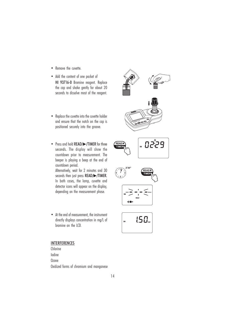 Hanna Instruments HI 96716 User Manual | Page 14 / 24