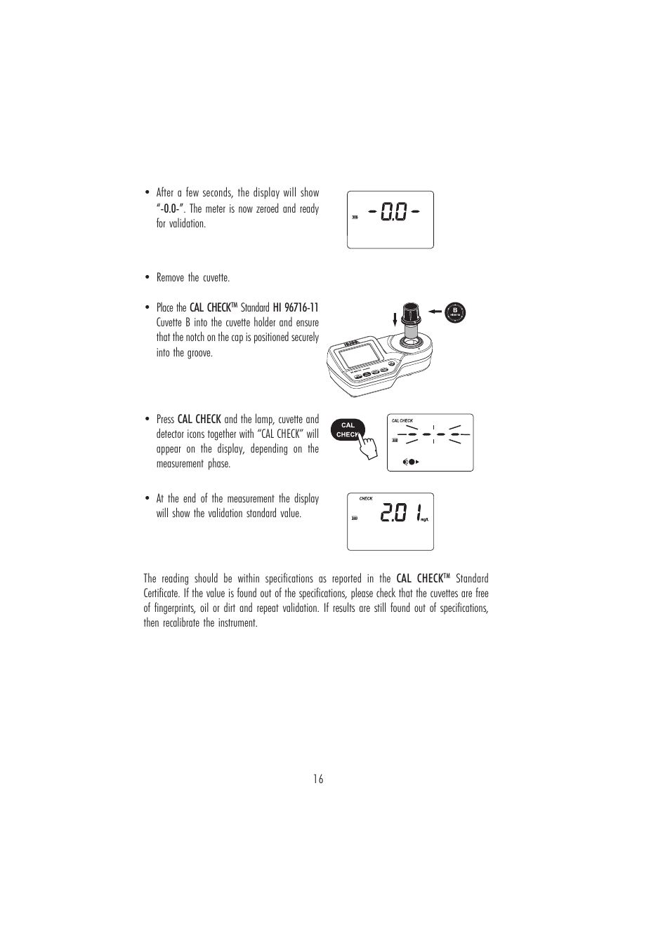 Hanna Instruments HI 96716 User Manual | Page 16 / 24