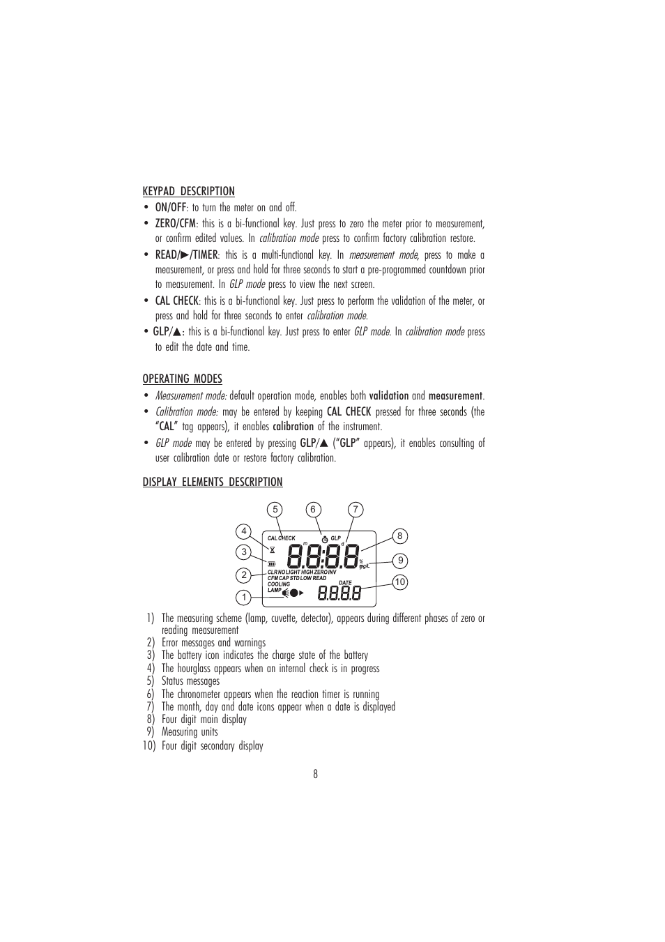 Hanna Instruments HI 96716 User Manual | Page 8 / 24