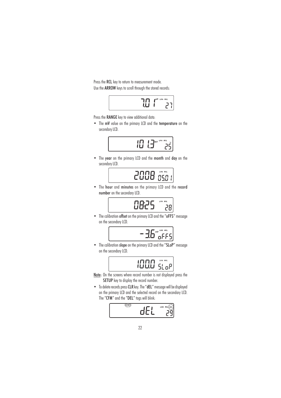 Hanna Instruments HI 2221 User Manual | Page 22 / 44