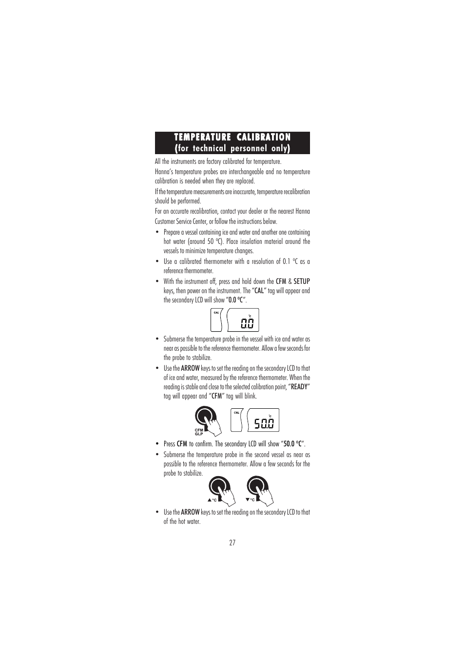 Hanna Instruments HI 2221 User Manual | Page 27 / 44
