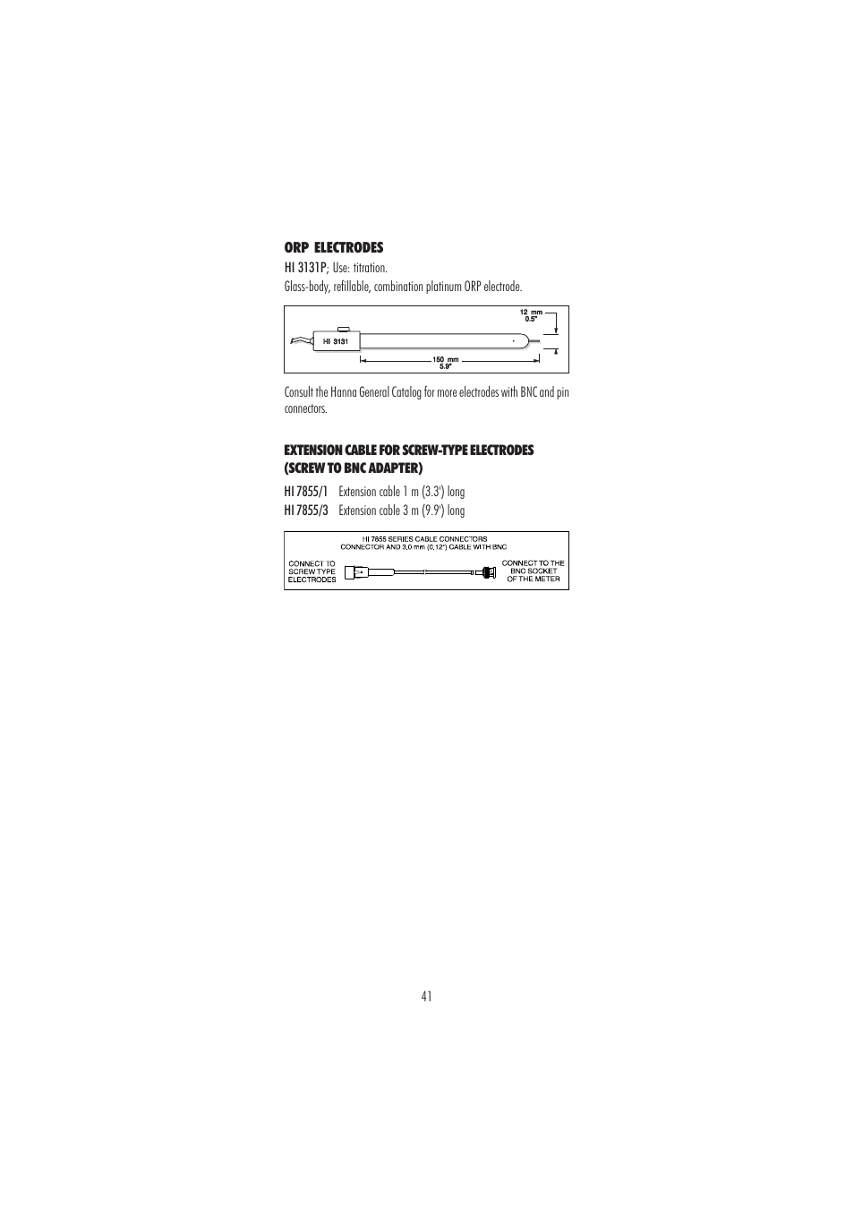Hanna Instruments HI 2221 User Manual | Page 41 / 44