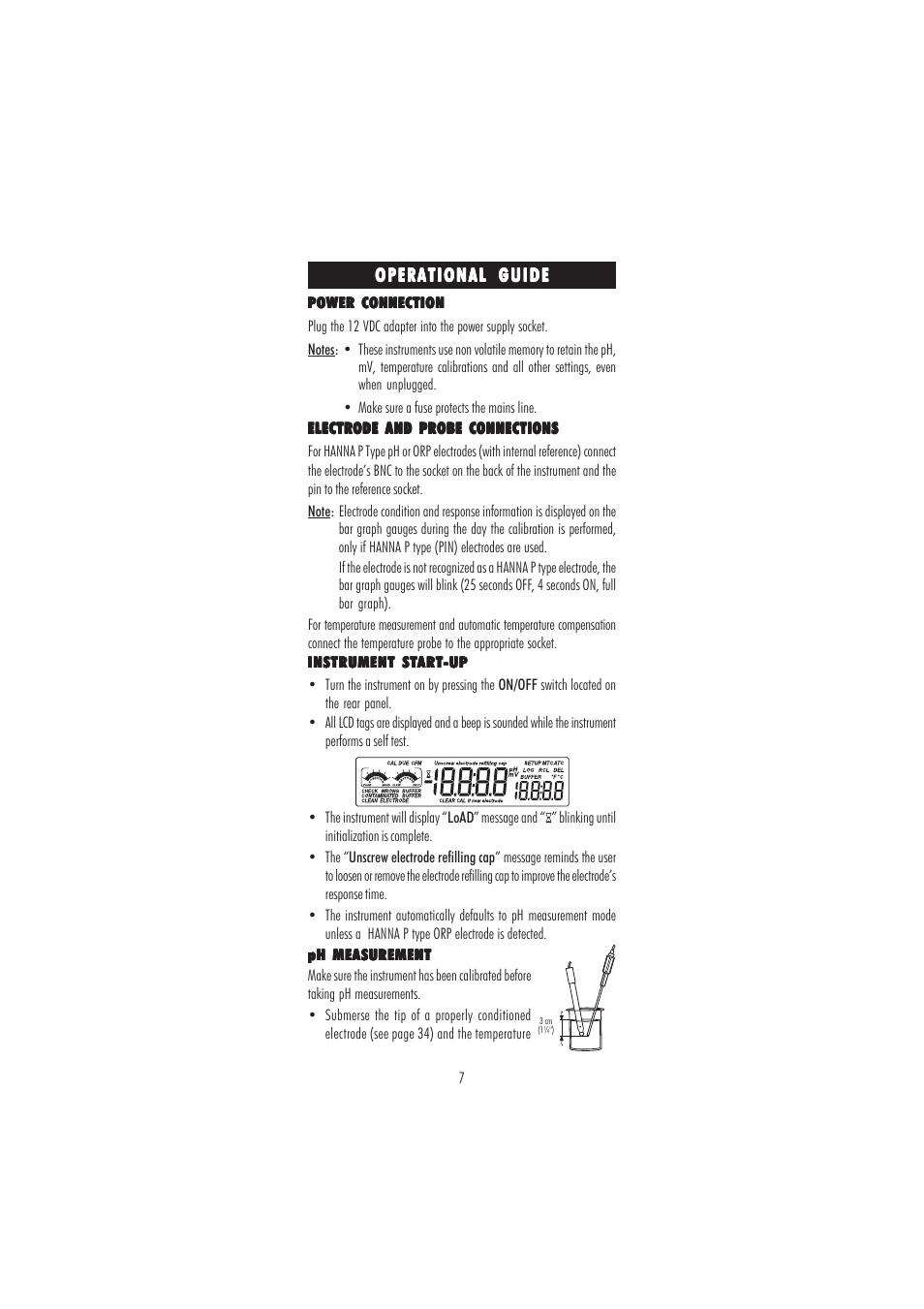 Hanna Instruments HI 2221 User Manual | Page 7 / 44