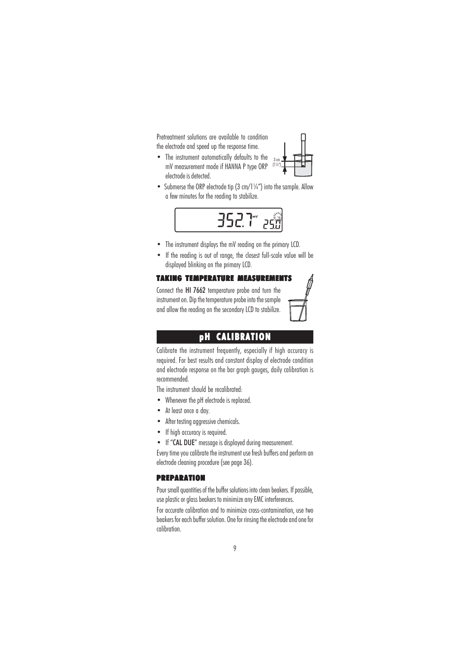 Hanna Instruments HI 2221 User Manual | Page 9 / 44
