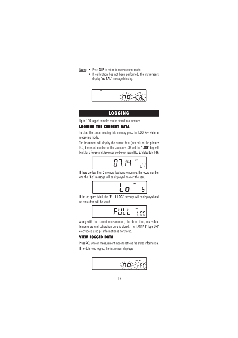 Hanna Instruments HI 2222 User Manual | Page 19 / 40