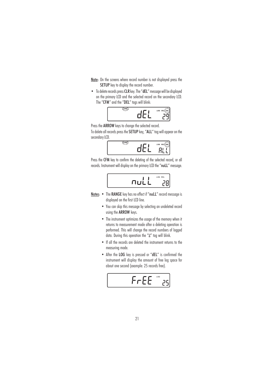 Hanna Instruments HI 2222 User Manual | Page 21 / 40