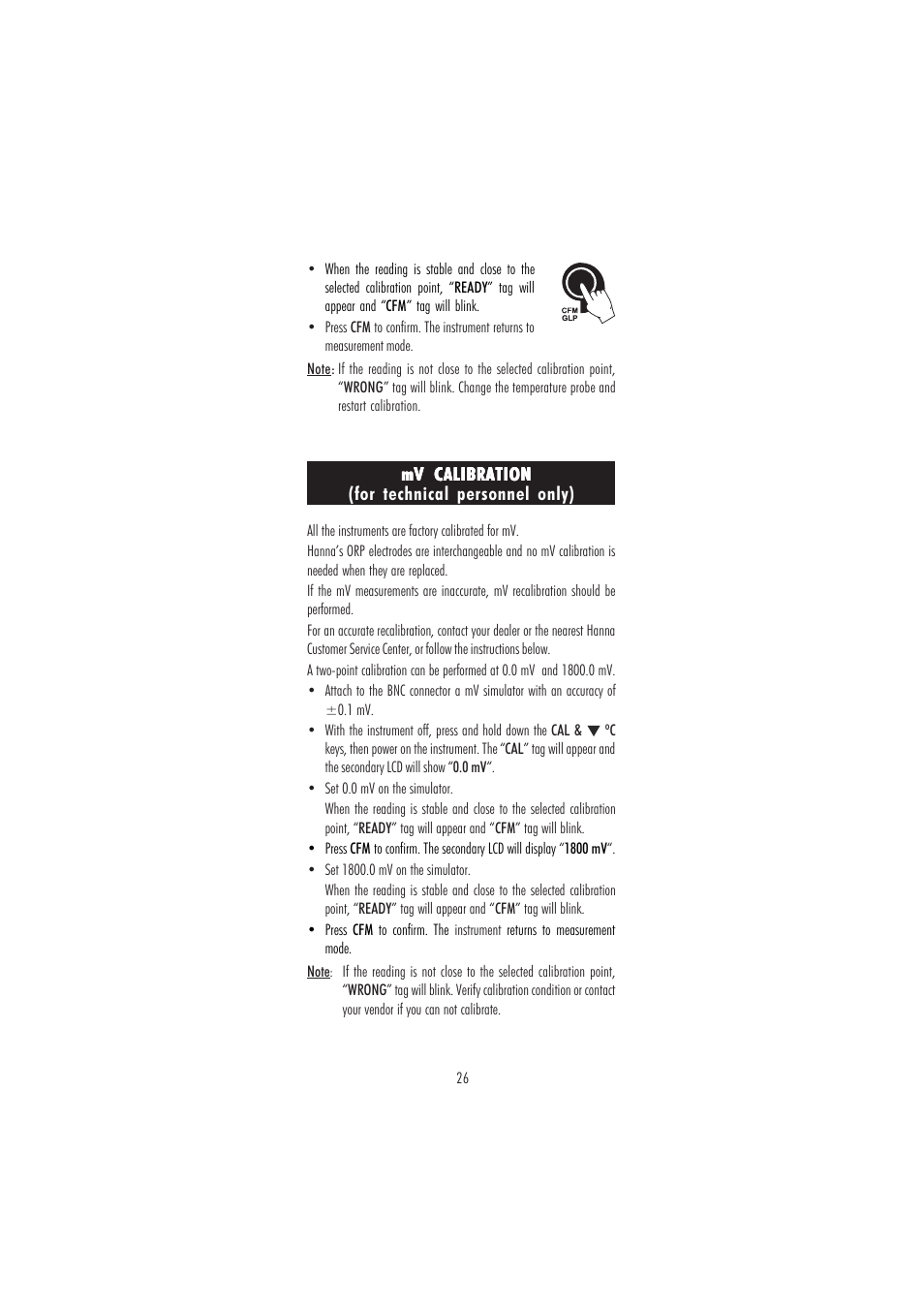 Hanna Instruments HI 2222 User Manual | Page 26 / 40