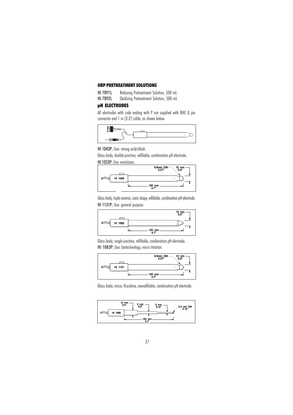 Hanna Instruments HI 2222 User Manual | Page 37 / 40