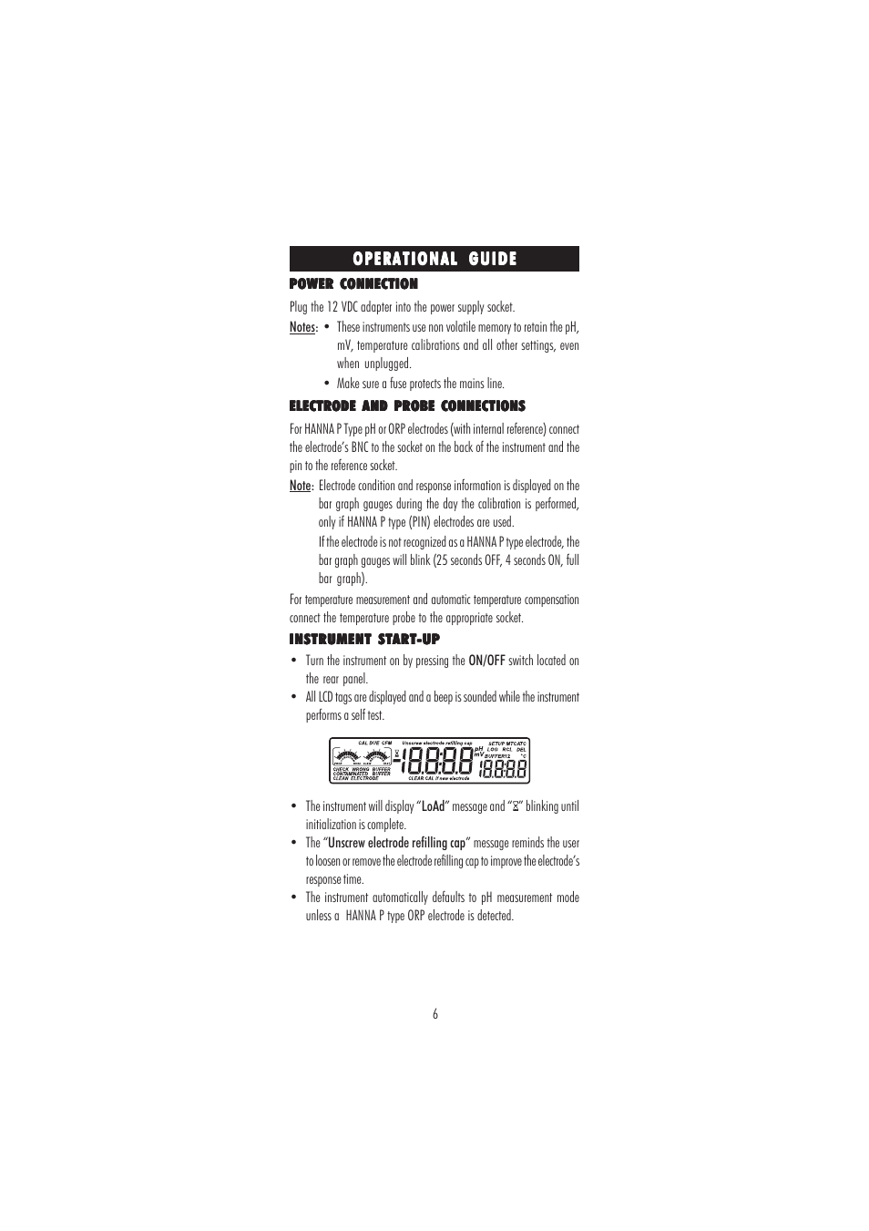 Hanna Instruments HI 2222 User Manual | Page 6 / 40