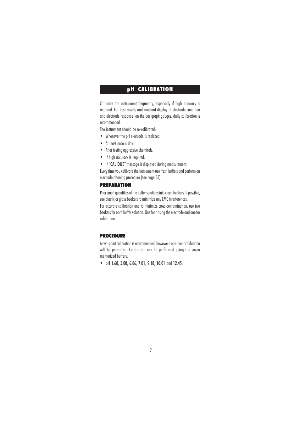 Hanna Instruments HI 2222 User Manual | Page 9 / 40