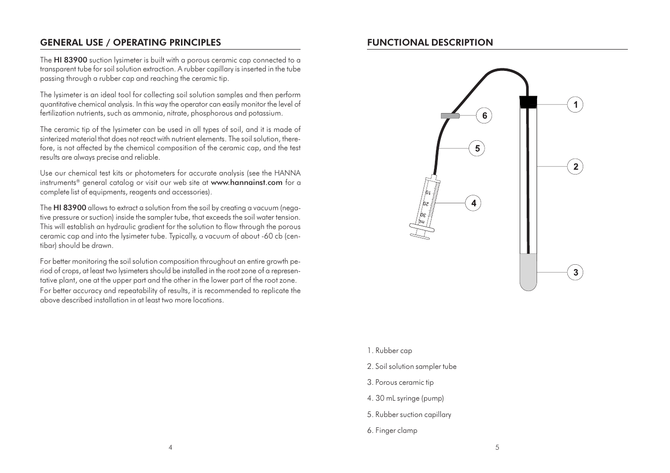 Hanna Instruments HI 83900-30 User Manual | Page 3 / 7