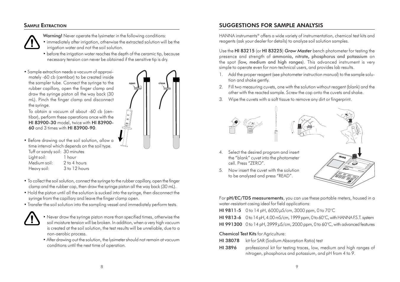Hanna Instruments HI 83900-30 User Manual | Page 5 / 7