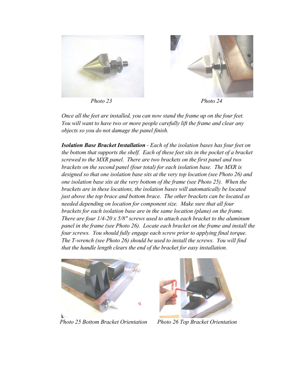 Harmonic Resolution Systems MXR Audio Stand User Manual | Page 13 / 22