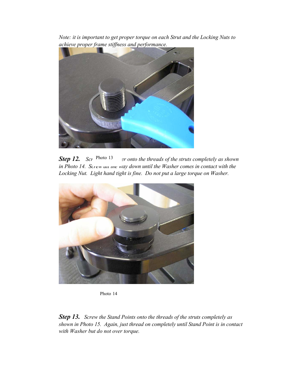 Harmonic Resolution Systems SXR Audio Stand User Manual | Page 14 / 20