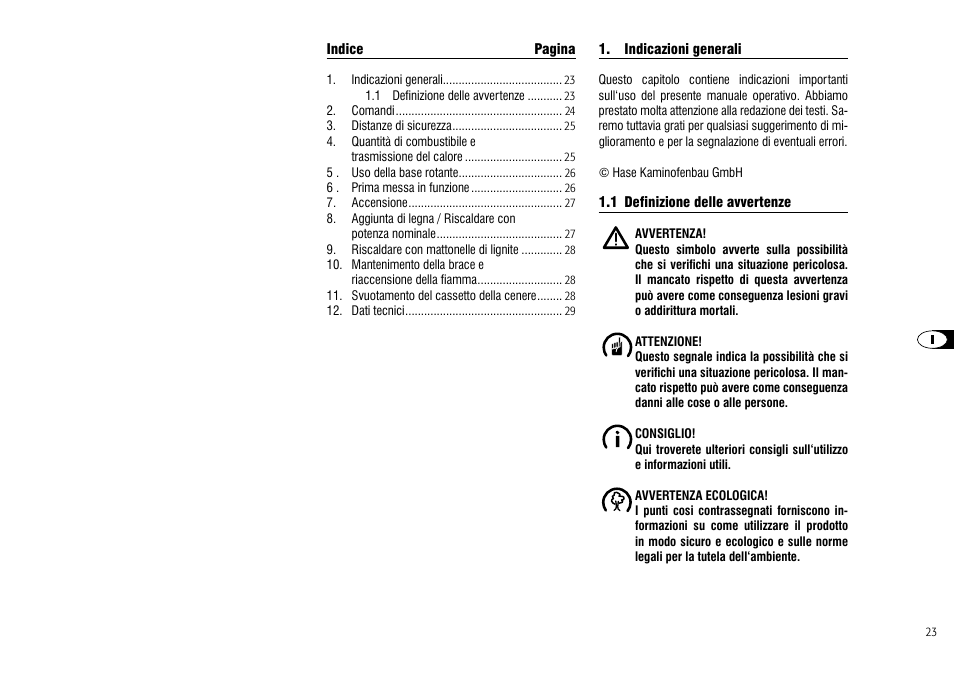 Hase Bari User Manual | Page 23 / 48