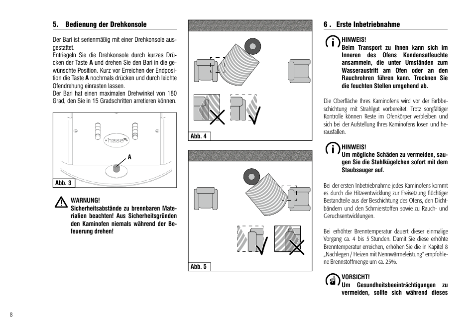 Hase Bari User Manual | Page 8 / 48