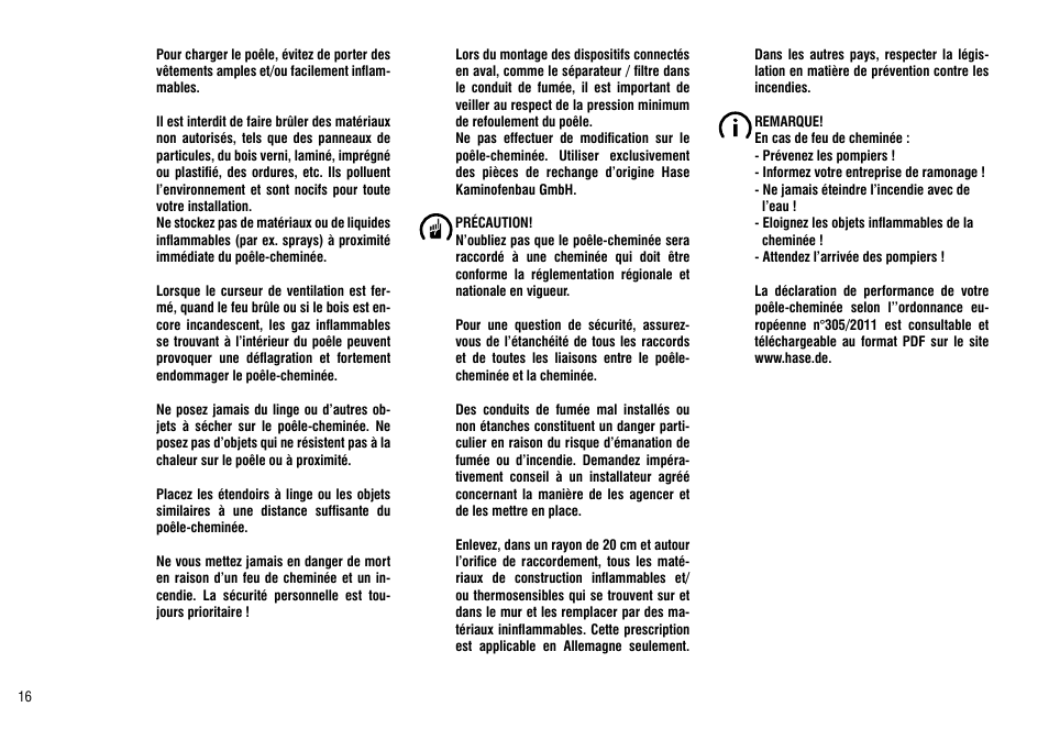Hase Ottawa User Manual | Page 16 / 56