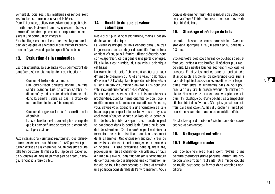 Hase Ottawa User Manual | Page 21 / 56