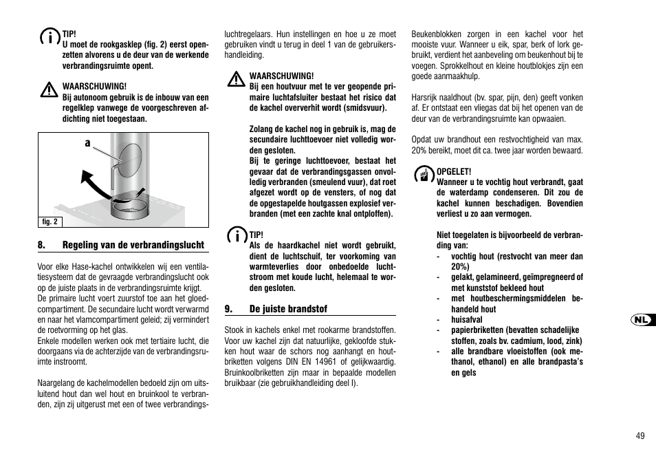 Hase Ottawa User Manual | Page 49 / 56