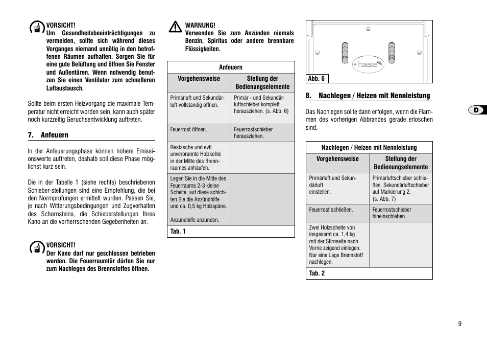 Hase Kano User Manual | Page 9 / 48
