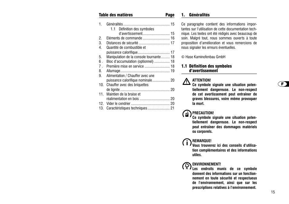Hase Lagos User Manual | Page 15 / 46