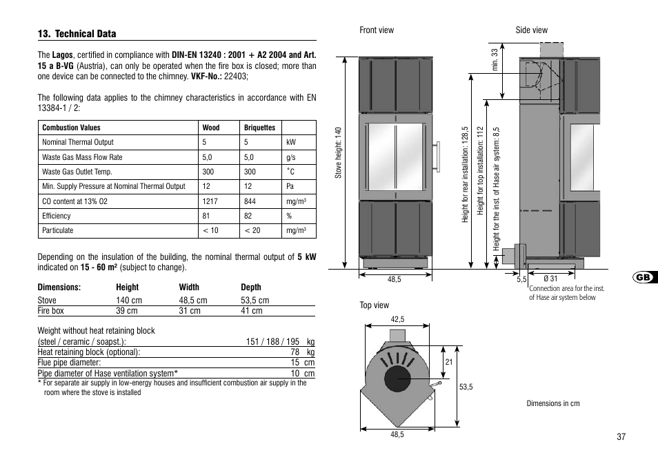 Hase Lagos User Manual | Page 37 / 46