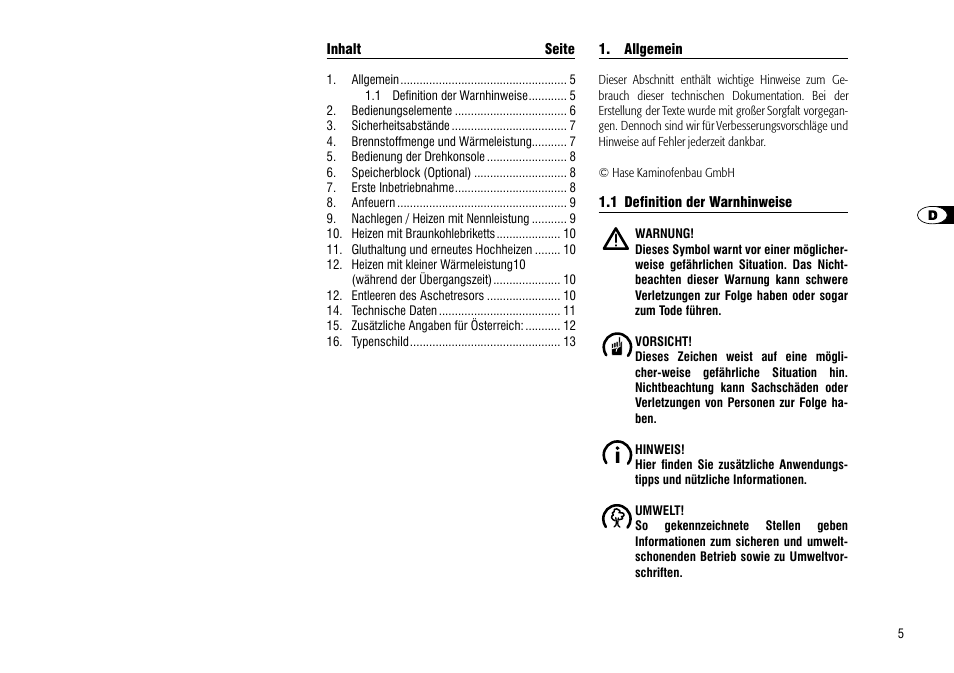 Hase Lagos User Manual | Page 5 / 46