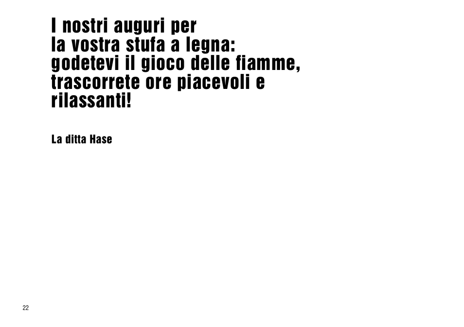 Italiano, P. 22 - 29 | Hase Como User Manual | Page 22 / 48