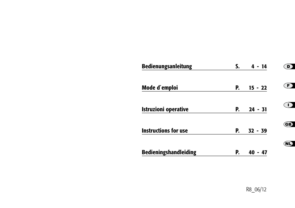 Hase Merida User Manual | Page 3 / 48