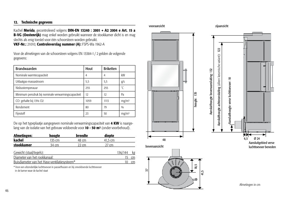 Hase Merida User Manual | Page 46 / 48