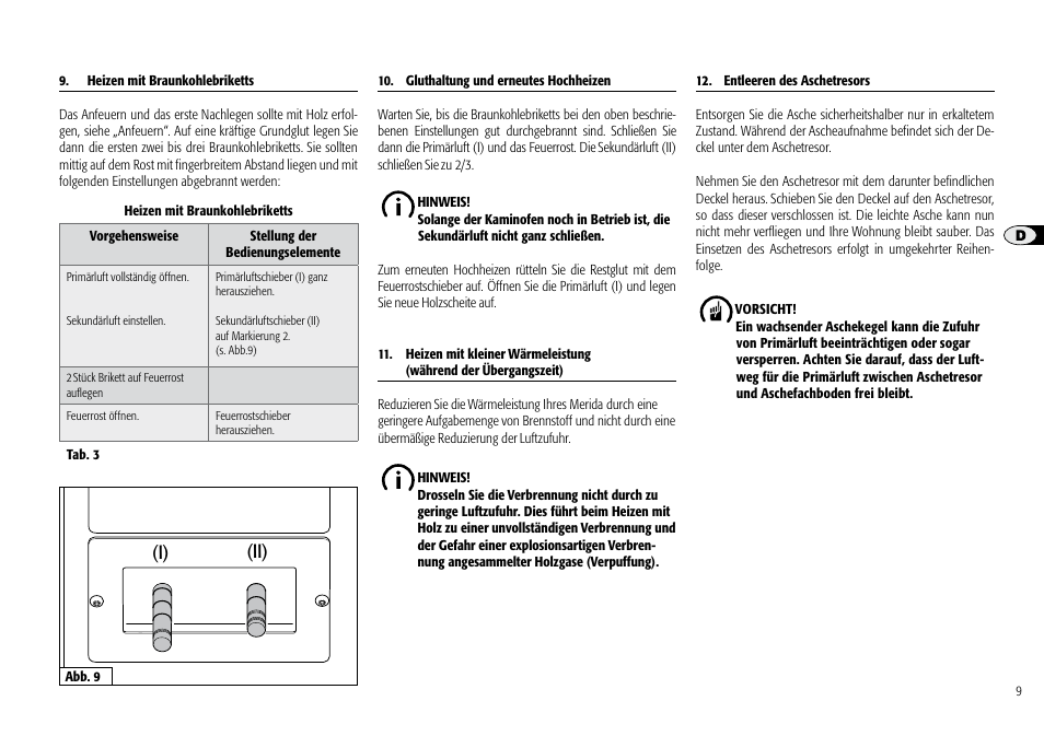 I) (ii) | Hase Merida User Manual | Page 9 / 48