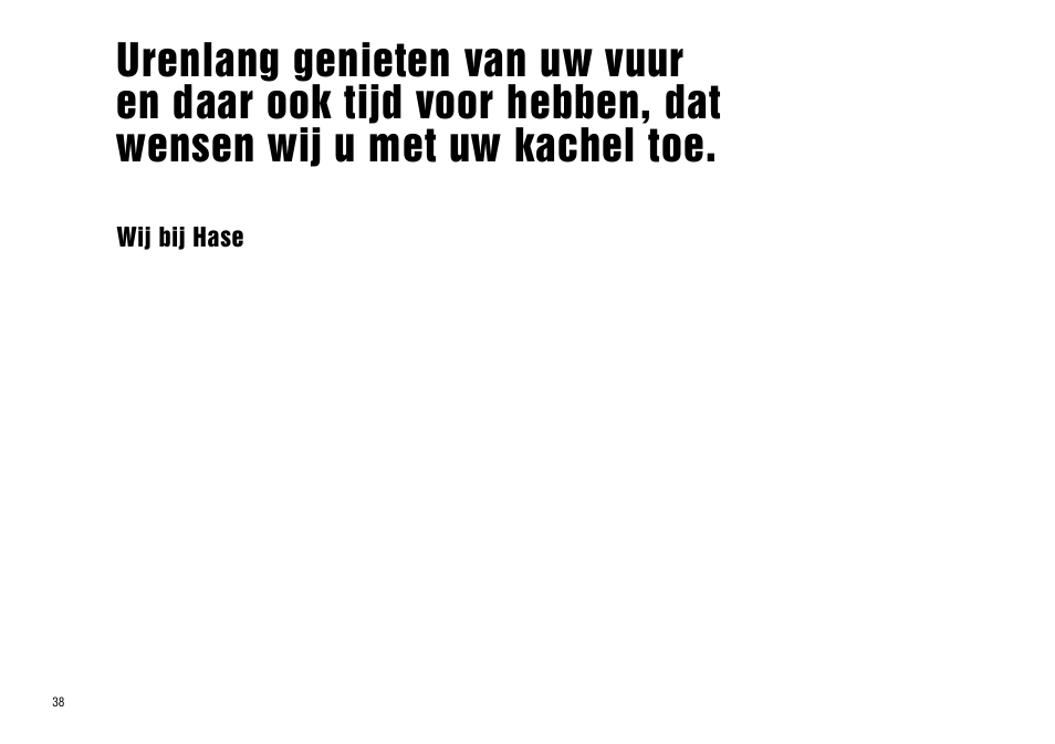 Bedieningshandleiding, P. 38 - 45 | Hase Valencia User Manual | Page 38 / 48