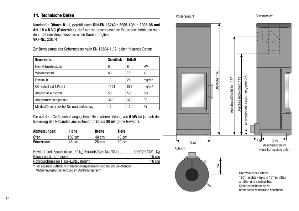 Hase Ottawa User Manual | Page 12 / 56