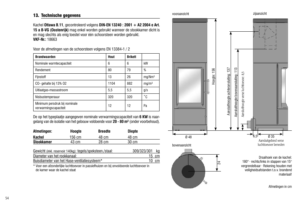 Hase Ottawa User Manual | Page 54 / 56