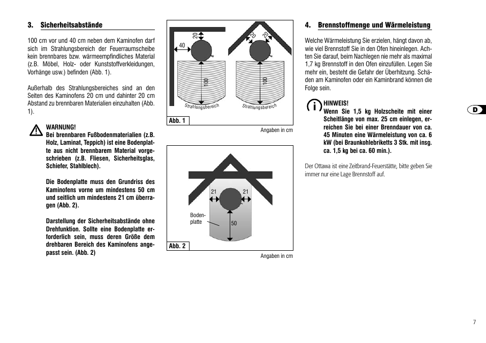 Hase Ottawa User Manual | Page 7 / 56