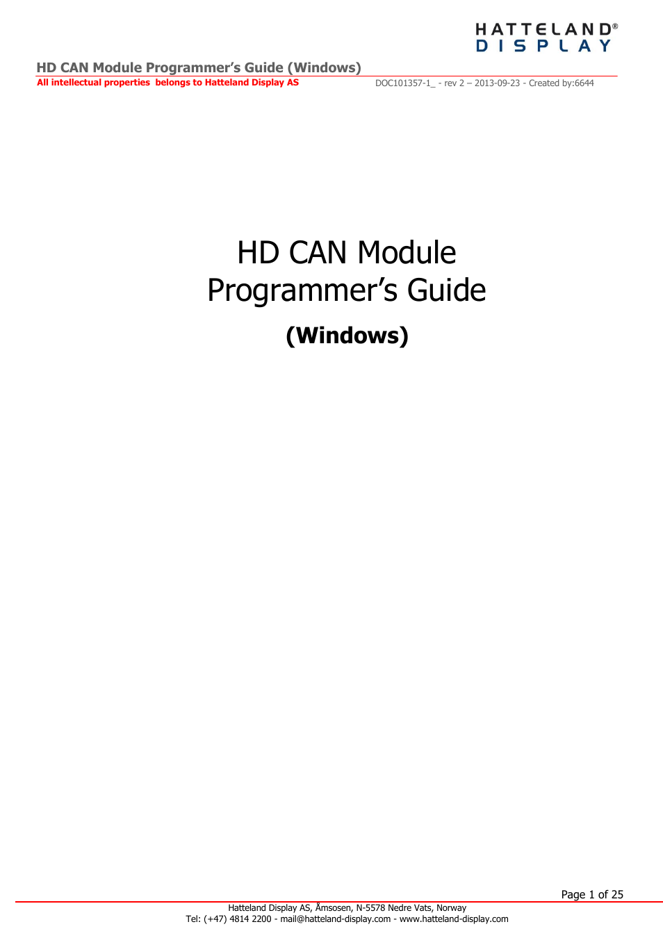 Hatteland Display HT B22 (Fanless) User Manual | 25 pages